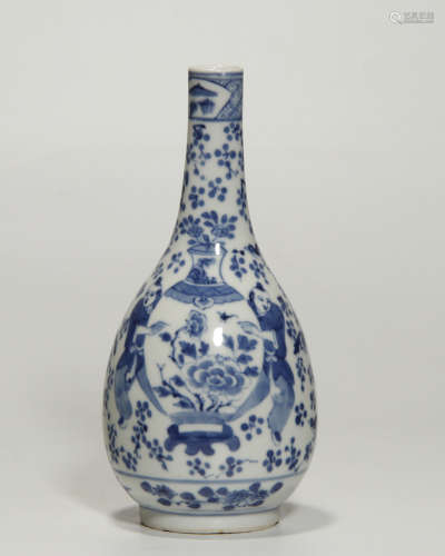 Qing Dynasity, Blue and White Vase