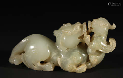 Hetian Jade Animals Ornament