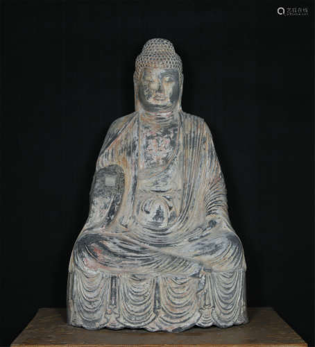 Stone Sakyamuni Statue
