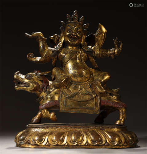 Tibet Gilt Bronze Buddha