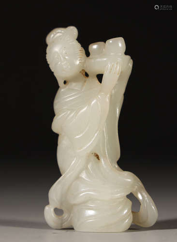 Hetian Jade Figture Ornament