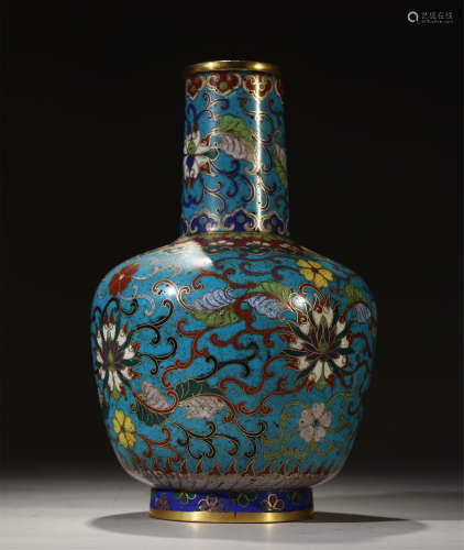 Min Guo, Cloisonne Bottle Vase