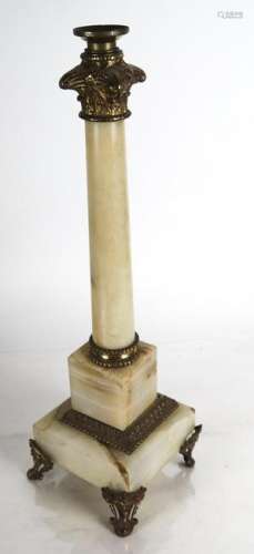 Classical Onyx Table Candlestick