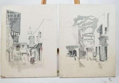 K. WANNENBERG: Two Figural Prints