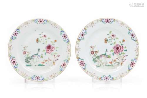 A pair of platesChinese export porcelain