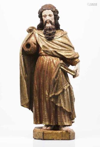 Saint PaulPolychrome and gilt wooden sculpturePortugal, 18th century(losses and defects)Height: 74