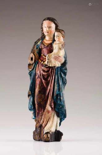 Our Lady with the ChildPolychrome and gilt wood sculptureFlemish, late 16th, early 17th century(