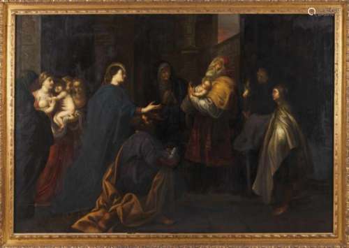 Italian school, 17th/18th centuryThe presentation of Jesus at the TempleOil on canvas129x182