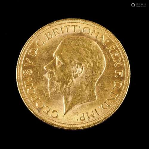 A sovereignGold 916/000George V - 19327,9 g- - -15.00 % buyer's premium on the hammer price23.00 %