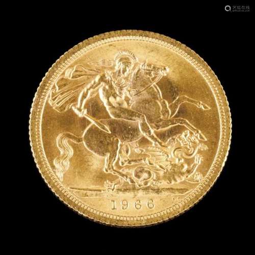 A sovereignGold 916/000Elizabeth II - 19667,9 g- - -15.00 % buyer's premium on the hammer price23.00