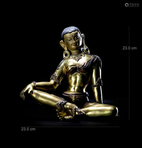 A Chinese Gilt Bronze Figure of Buddha