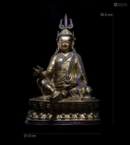 A Chinese Gilt Bronze Figure of Buddha