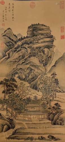 A Chinese Painting, Dong Bangda Mark