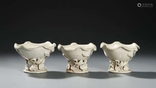 Three Ting-Type 'Lotus' Bowls