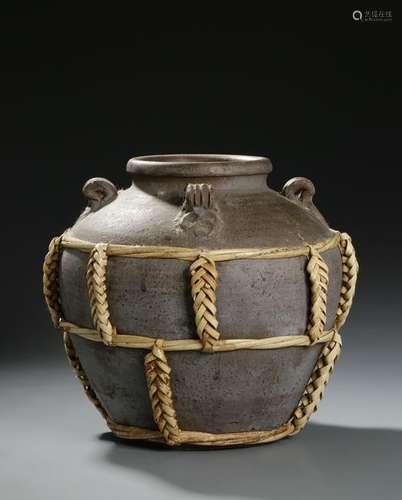 Chinese Brown Glazed Jar