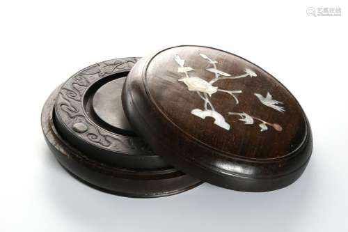 Mother of Pearl Inlaid Inkstone