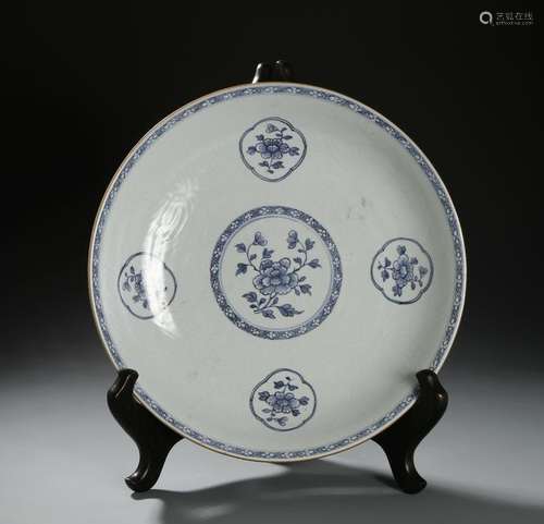 Chinese Blue and White Dish