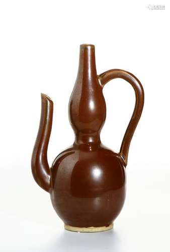 Chinese Brown Glazed Wine Pot