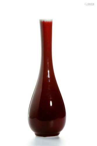 Chinese Oxblood Glazed Vase