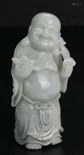 Chinese Jadeite Figure of Budai