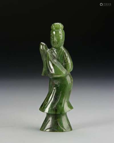 Chinese Spinach Jade Guanyin