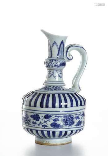 Chinese Blue and White Ewer