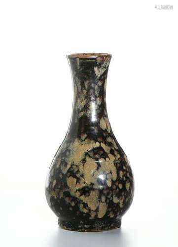 Rare Jizhou Splashed Pear Vase