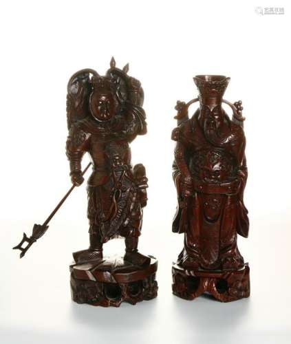 Two Hardwood Figures