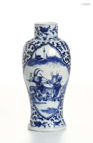 Chinese Blue and White Baluster Vase