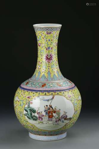 Chinese Famille Rose Vase