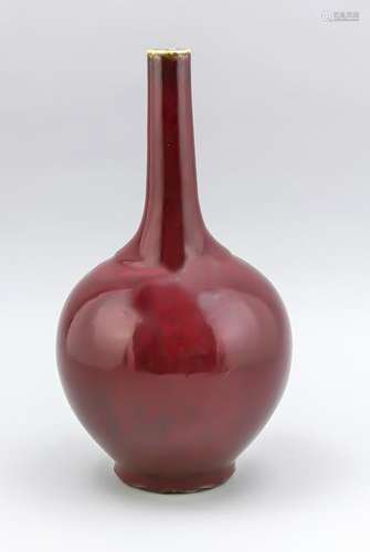 Oxblood vase, China,