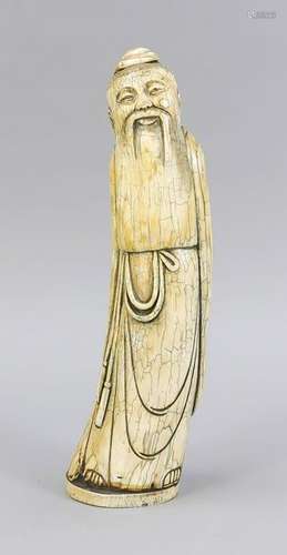 Ivory carving of a b