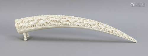 Carved tusk, southea