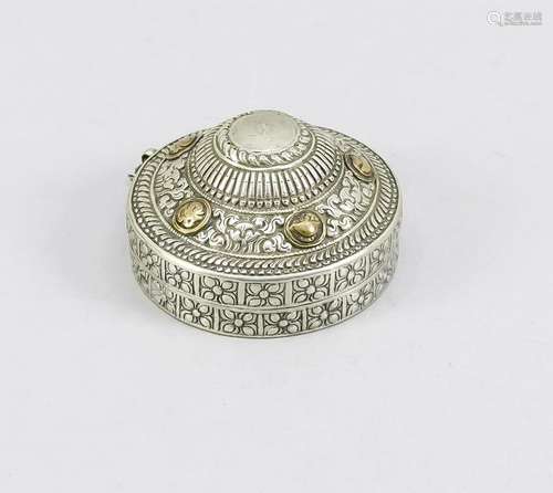 Round lidded box, Bu