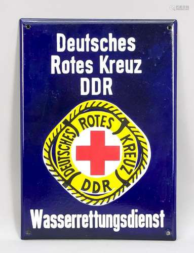 Emailleschild Deutsc