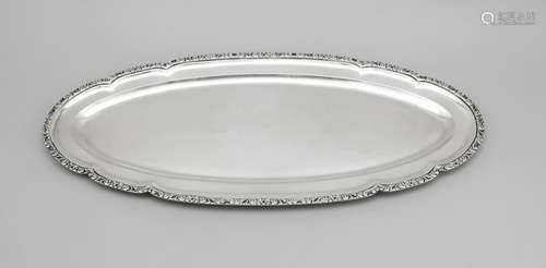 Large oval fish plate, Au