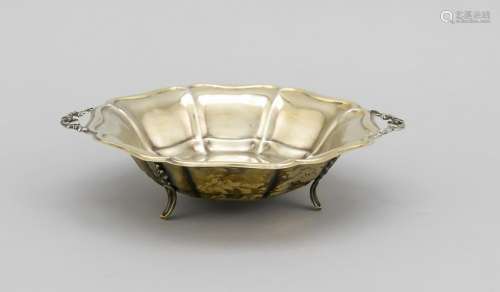 Bowl, 20th cent., silver