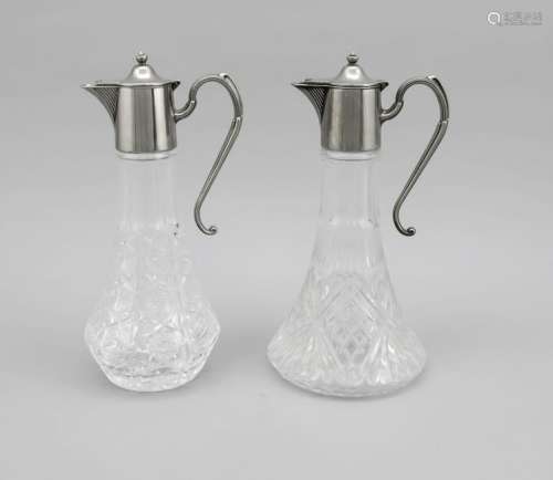 Two carafes with assembly