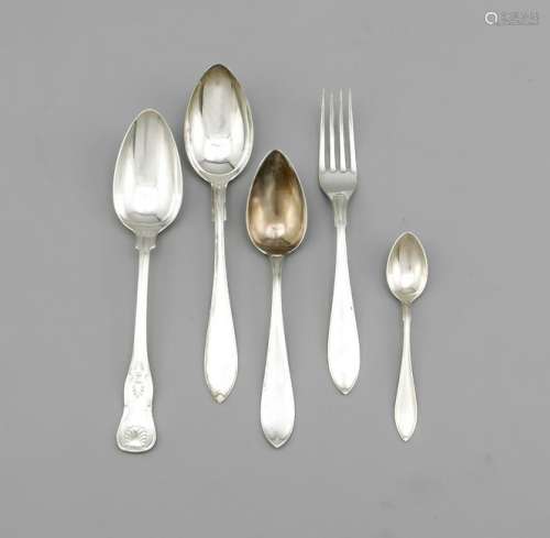 Mixed lot of cutlery, Swe