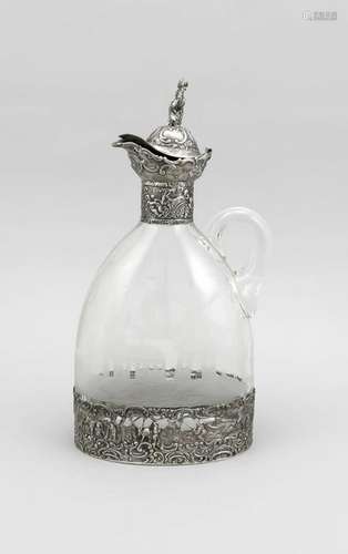 Large carafe with silver