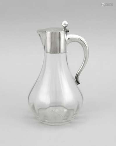 Carafe with silver mounti