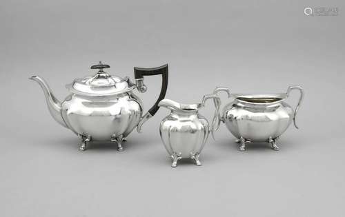 Three piece tea service,