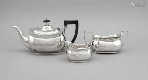 Three piece tea service,