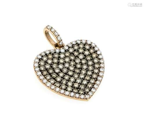 Brilliant heart pendant R