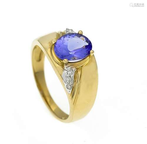 Tanzanite diamond ring GG