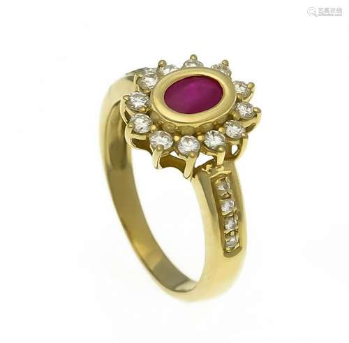 Ruby-brilliant-ring GG 75