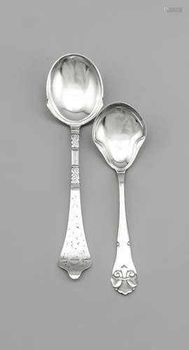 Two serving spoons, Denma