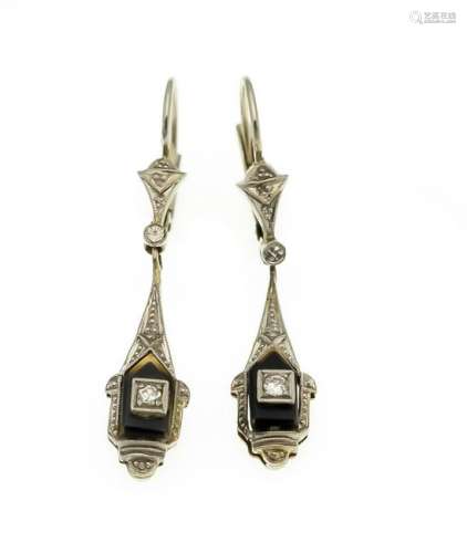 Art Deco earrings WG 585/