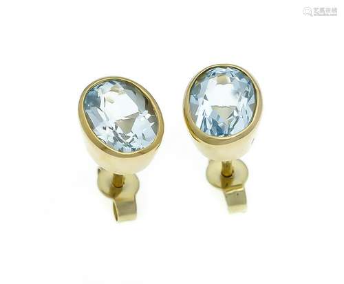 Blue topaz studs GG 585/0