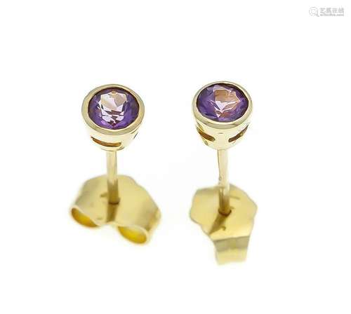 Amethyst Studs GG 585/000